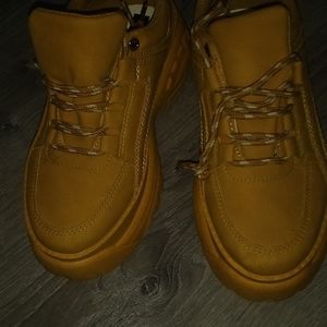 Shein Mustard yellow platformed shoes (brand New)